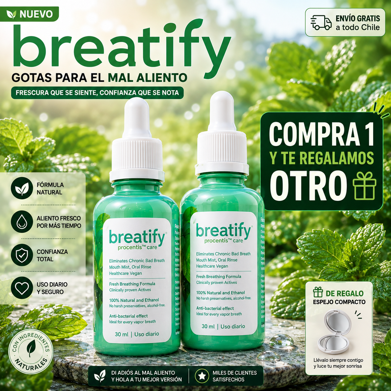 BREATIFY™ - Tratamiento en Gotas Contra el Mal Aliento