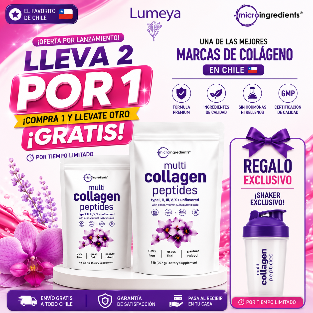 Multi Collagen Péptides  ORIGINAL| OFERTA POR TIEMPO LIMITADO | BELLEZA Y CUIDADO