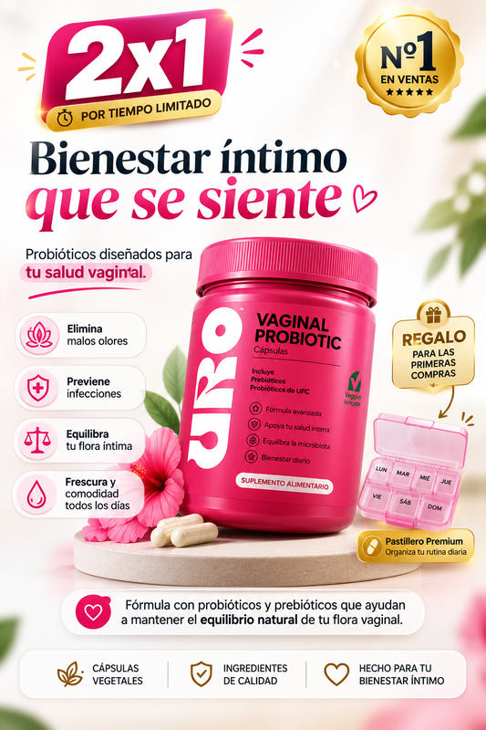 URO Probióticos Original - Salud íntima Femenina